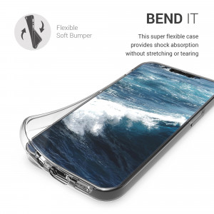 Husa pentru Apple iPhone 12 Mini, Silicon, Transparent, 52725.03 - Img 3