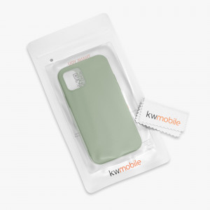 Husa pentru Apple iPhone 12 Pro Max, Silicon, Verde, 52644.172 - Img 7