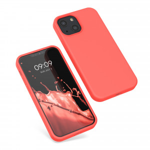 Husa pentru Apple iPhone 13 Mini, Silicon, Roz, 55877.141, kwmobile - Img 2