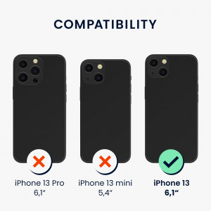 Husa pentru Apple iPhone 13, Silicon, Albastru, 55878.202, kwmobile - Img 6