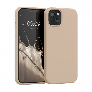 Husa pentru Apple iPhone 13, Silicon, Crem, 55878.154, kwmobile - Img 1