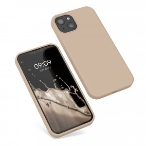 Husa pentru Apple iPhone 13, Silicon, Crem, 55878.154, kwmobile - Img 2