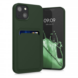 Husa pentru Apple iPhone 13, Silicon, Verde, 55955.80, kwmobile - Img 2