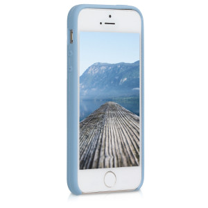 Husa pentru Apple iPhone 5 / iPhone 5s / iPhone SE, Silicon, Albastru, 42766.161 - Img 3
