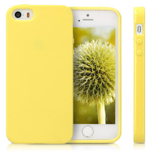 Husa pentru Apple iPhone 5 / iPhone 5s / iPhone SE, Silicon, Galben, 33098.119 - Img 2
