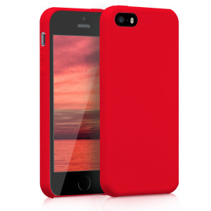 Husa pentru Apple iPhone 5 / iPhone 5s / iPhone SE, Silicon, Rosu, 42766.09 - Img 1