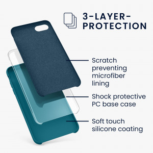 Husa pentru Apple iPhone 8 / iPhone 7 / iPhone SE 2, Silicon, Albastru, 40225.78 - Img 3