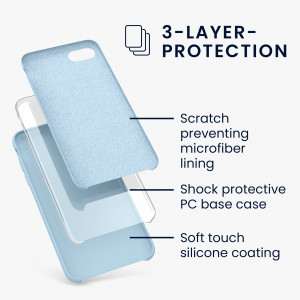 Husa pentru Apple iPhone 8 / iPhone 7 / iPhone SE 2, Silicon, Albastru, 40225.177 - Img 3