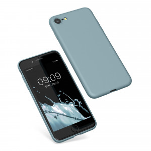 Husa pentru Apple iPhone 8 / iPhone 7 / iPhone SE 2, Silicon, Albastru, 49979.206, kwmobile - Img 2