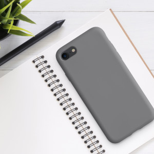 Husa pentru Apple iPhone 8 / iPhone 7 / iPhone SE 2, Silicon, Gri, 49979.155 - Img 3