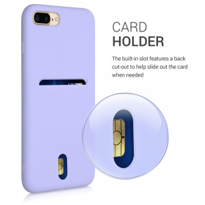 Husa pentru Apple iPhone 8 Plus / iPhone 7 Plus, Silicon, Mov, 49102.139 - Img 4
