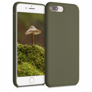 Husa pentru Apple iPhone 8 Plus / iPhone 7 Plus, Silicon, Verde, 40842.196 - Img 1