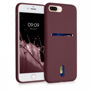 Husa pentru Apple iPhone 8 Plus / iPhone 7 Plus, Silicon, Violet, 49102.190, kwmobile - Img 1