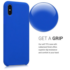 Husa pentru Apple iPhone X / iPhone XS, Silicon, Albastru, 42495.134 - Img 4