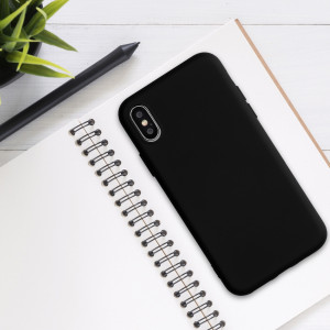 Husa pentru Apple iPhone X / iPhone XS, Silicon, Negru, 52975.47 - Img 3