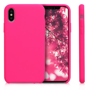 Husa pentru Apple iPhone X / iPhone XS, Silicon, Roz, 46313.08 - Img 2