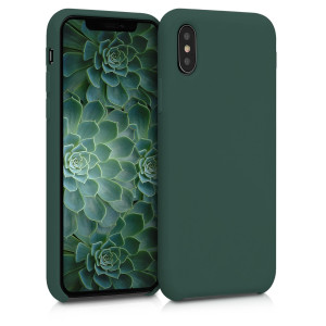 Husa pentru Apple iPhone X / iPhone XS, Silicon, Verde, 46313.169 - Img 1