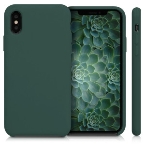 Husa pentru Apple iPhone X / iPhone XS, Silicon, Verde, 46313.169 - Img 2