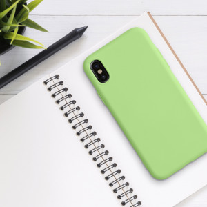 Husa pentru Apple iPhone X / iPhone XS, Silicon, Verde, 49982.214 - Img 3