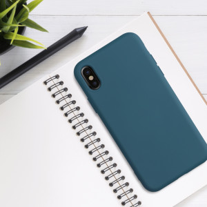 Husa pentru Apple iPhone X / iPhone XS, Silicon, Verde, 49982.57 - Img 3