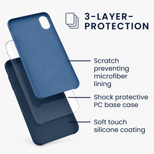 Husa pentru Apple iPhone XR, Silicon, Albastru, 45910.116 - Img 3