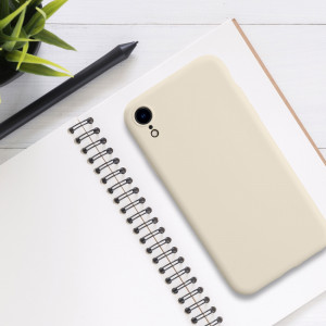Husa pentru Apple iPhone XR, Silicon, Crem, 49983.204, kwmobile - Img 3
