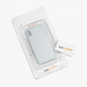 Husa pentru Apple iPhone XR, Silicon, Gri, 45910.70 - Img 8