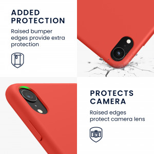 Husa pentru Apple iPhone XR, Silicon, Rosu, 45910.09 - Img 4