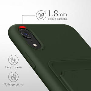 Husa pentru Apple iPhone XR, Silicon, Verde, 55116.80, kwmobile - Img 4