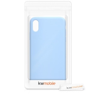 Husa pentru Apple iPhone XS Max, Silicon, Albastru, 45909.58 - Img 7