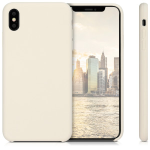 Husa pentru Apple iPhone XS Max, Silicon, Bej, 45909.16 - Img 2