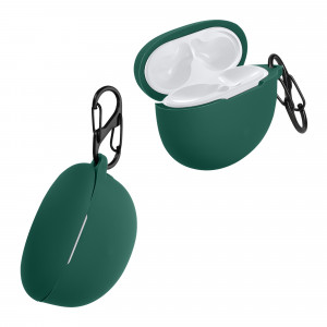 Husa pentru casti Huawei FreeBuds 4i, Kwmobile, Verde, Silicon, 54534.80 - Img 1