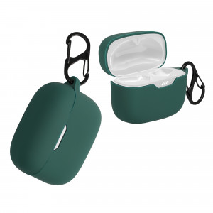Husa pentru casti JBL 230NC TWS, Kwmobile, Verde, Silicon, 57412.80 - Img 1