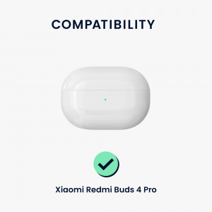 Husa pentru casti Xiaomi Redmi Buds 4 Pro, Kwmobile, Verde, Silicon, 59289.80 - Img 6