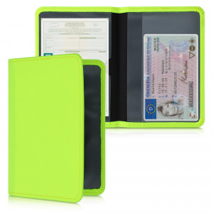 Husa pentru documente auto, Kwmobile, Verde, Neopren, 55381.44 - Img 1