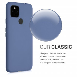 Husa pentru Google Pixel 4a 5G, Silicon, Albastru, 51727.168 - Img 4
