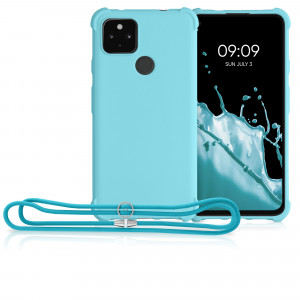 Husa pentru Google Pixel 4a 5G, Silicon, Albastru, 55914.23 - Img 8