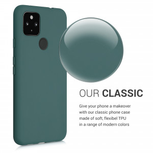 Husa pentru Google Pixel 4a 5G, Silicon, Verde, 51727.171 - Img 4