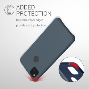 Husa pentru Google Pixel 4a, Silicon, Albastru, 52549.202 - Img 6