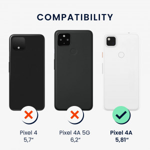 Husa pentru Google Pixel 4a, Silicon, Galben, 52622.165, kwmobile - Img 6