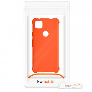 Husa pentru Google Pixel 4a, Silicon, Portocaliu, 53842.150 - Img 7