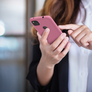 Husa pentru Google Pixel 4a, Silicon, Roz, 52549.167 - Img 8