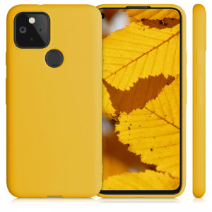 Husa pentru Google Pixel 5, Silicon, Galben, 51722.143 - Img 2