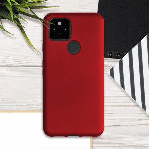 Husa pentru Google Pixel 5, Silicon, Rosu, 53565.36 - Img 3