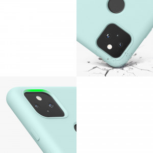 Husa pentru Google Pixel 5a, Silicon, Verde, 55207.50, kwmobile - Img 8