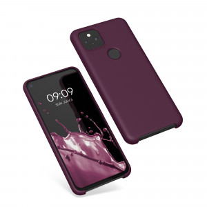 Husa pentru Google Pixel 5a, Silicon, Violet, 55207.187, kwmobile - Img 2