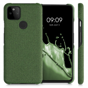 Husa pentru Google Pixel 5a, Textil, Verde, 54994.07 - Img 2