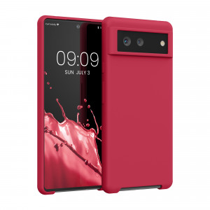 Husa pentru Google Pixel 6, Silicon, Rosu, 55480.229, kwmobile - Img 1