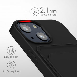 Husa pentru iPhone 13 Mini, Silicon, Negru, 55938.01 - Img 4