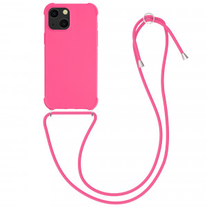 Husa pentru iPhone 13 Mini, Silicon, Roz, 55933.77 - Img 1